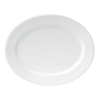 Thumbnail image #1 for Steelite Tria, Simple Plus 6352MP75 9.5-Inch Porcelain Oval Plate, Oven Safe to 425°F Case of 2 Dozen