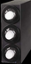 Thumbnail image #2 for Sentry Black Polystyrene In-Counter Beverage Dispenser Cabinet with 3 Cup Dispensers