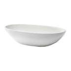 Thumbnail image #1 for G.E.T. Belize - EGS M157OV-NW Melamine Oval Bowl, 3 qt., 15"L x 7-1/2"W x 3-1/2"H, White Case of 3