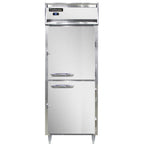 Thumbnail image #1 for Continental Refrigerator Designer Line D1RESNSAHD One-Section Wide Reach-In Refrigerator, Solid Half-Height Doors, Stainless Steel Exterior