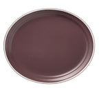 Thumbnail image #1 for Libbey Englewood ENG-8-M Porcelain Oval Platter, Mulberry, 12-3/16" x 10-1/8" x 1-1/8"
