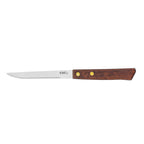 Thumbnail image #1 for CAC China KWSK-40 Steak Knife, 4-1/4" Pointed Tip, Stainless Steel Blade, Wood Handle Case of 48 Dozen