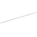 Thumbnail image #1 for AllPoints Foodservice Parts & Supplies 261871 Removable Keyhole Shelf Pilaster, 36 in, 1/2 in Shelf Adjustment, Aluminum
