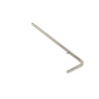 Thumbnail image #1 for AllPoints Foodservice Parts & Supplies 68699 Commercial Food Processor Hinge Pin, 10-1/4 in, Stainless Steel, Black Rubber Cap