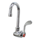 Thumbnail image #1 for Fisher 20210 Wall-Mount Hand Sink Faucet, Single Inlet, 6-Inch Gooseneck Spout, Wrist Handle, Ceramic Valve