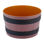 Thumbnail image #1 for Global Tableware Collective Dalebrook, Barrel DBBB352 Round Brown Melamine Buffet Bowl, 5.75 qt, 9.625 in Dia x 5.875 in H