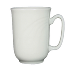 Thumbnail image #1 for International Tableware York Y-70 9 oz Ceramic Mug with Handle, American White Case of 2 Dozen