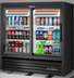 Thumbnail image #5 for True 2-Section Glass Door Merchandiser Cooler with Sliding Low-E Doors