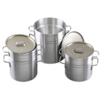 Thumbnail image #1 for Alegacy Foodservice Products Eagleware EWDBI20 Aluminum Double Boiler Inset, 17-1/2 qt., Polished Finish