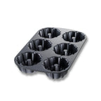 Thumbnail image #1 for Chicago Metallic Bakeware 50624 6-Cup Bundtlette Cake Pan, Cast Aluminum, Nonstick Case of 6