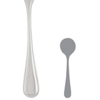 Thumbnail image #1 for Steelite International Folio, Montecito 5700SX002 Bouillon Soup Spoon, 6-1/4", Round Bowl, 18/10 Stainless Steel Pack of 1 Dozen