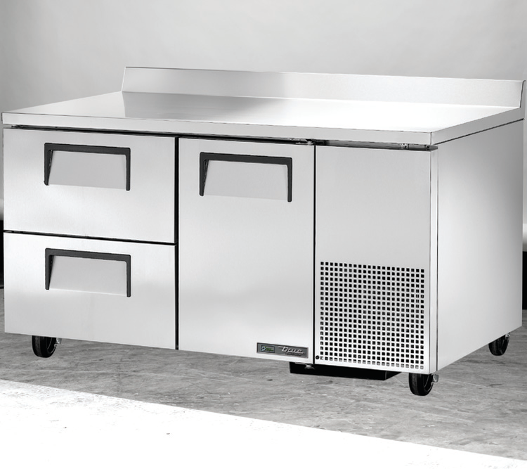 Product image #5 for True 60-1/4 Inch Deep Worktop Refrigerator with 1 Door and 2 Drawers