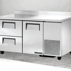 Thumbnail image #5 for True Mfg. - General Foodservice TWT-60-32D-2-HC 60-1/4-Inch Deep Worktop Refrigerator, 1 Door, 2 Drawers, Stainless Steel