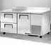 Thumbnail image #5 for True 60-1/4 Inch Deep Worktop Refrigerator with 1 Door and 2 Drawers