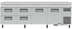 Thumbnail image #6 for True 119-1/4-Inch Pizza Prep Table with 2 Doors, 4 Drawers, Alternate Top, and R290 Refrigeration
