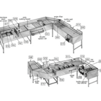 Thumbnail image #2 for Eagle Group 2200 Series E76-2200 Removable Factory-Installed Ice Chest Divider