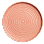 Thumbnail image #1 for Vertex China Elements E-D6-R China Plate, 6-1/4 in Round, Embossed Rim, Desert Rose Case of 3 Dozen