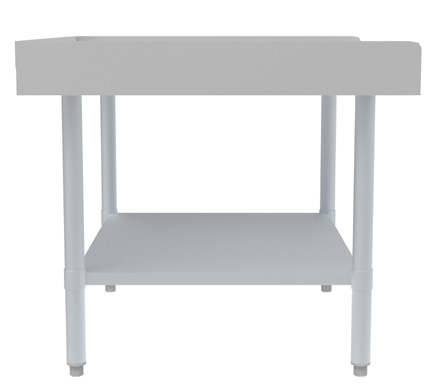 Product image #5 for KoolMore 36-Inch x 30-Inch 16-Gauge Stainless Steel Equipment Stand with Adjustable Galvanized Undershelf