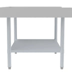 Thumbnail image #5 for Koolmore EQT-163036 36 x 30 x 24-Inch Stainless Steel Equipment Stand with Adjustable Galvanized Undershelf and 2-Inch Edging