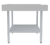 Thumbnail image #5 for KoolMore 36-Inch x 30-Inch 16-Gauge Stainless Steel Equipment Stand with Adjustable Galvanized Undershelf