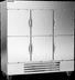 Thumbnail image #6 for Beverage-Air Horizon Series Three-Section Reach-In Refrigerator, 70.19 Cu. Ft., Half Solid Doors, Bottom-Mount Self-Contained