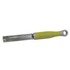 Thumbnail image #1 for JB Prince De Buyer D528 Universal Fruit and Vegetable Corer, 5/8 in (20 mm) Stainless Steel, Green Polypropylene Handle
