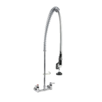 Thumbnail image #1 for Component Hardware Encore KL53-1000 Wall-Mount Combo Pre-Rinse Faucet Assembly, 8-Inch Centers, Compression Valves, Lever Handles