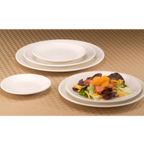 Thumbnail image #2 for Libbey Slenda 905356902 Round Porcelain Plate, 12-1/4", Wide Rim