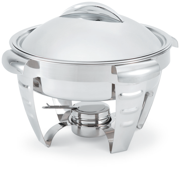 Product image #2 for Vollrath Maximillian Steel™ Round Chafer Set, 4-Liter Mirror-Finish Stainless Steel