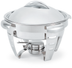 Thumbnail image #2 for Vollrath Maximillian Steel™ Round Chafer Set, 4-Liter Mirror-Finish Stainless Steel