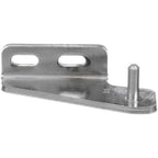 Thumbnail image #1 for AllPoints Foodservice Parts & Supplies 261888 Pivot Hinge Bracket, Bottom Right, 3-11/16 in, 1-1/8 in Mount Centers, Zinc-Plated Steel