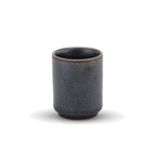 Thumbnail image #1 for Korin Inc Tessa Black SAC-241 Ceramic Sake Cup, 2 oz., Round, Gun Metal Sheen Finish