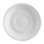 Thumbnail image #1 for CAC China Clinton RCN-57 Porcelain Saucer, 6-7/8-Inch Round, Rolled Edge Case of 3 Dozen