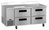 Thumbnail image #5 for Hoshizaki Steelheart 67-Inch 2-Section Worktop Refrigerator with 4 Drawers, Side-Mounted Self-Contained Refrigeration
