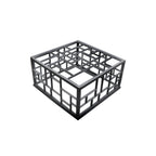 Thumbnail image #1 for G.E.T. Bugambilia MONPDC13ST Square Buffet Riser, 13"L x 12"W x 6-3/4"H, Cast Aluminum with Powder Coating and Steel