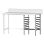 Thumbnail image #1 for SPG International Universal Stainless TAC-PS1 Stainless Steel Pan Rack Slides