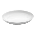 Thumbnail image #1 for G.E.T. Classic - EGS M1513OV-NW Oval Melamine Coupe Platter, White, 15 x 13 x 2-1/4 in., 3-1/4 qt. Case of 3