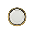 Thumbnail image #1 for Ten Strawberry Street Sahara Black SAH-5BK Bread & Butter Plate, 7 in, Round, Wide Rim, China Case of 24