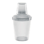 Thumbnail image #1 for G.E.T. GET SH-176-1-CL . . 3-Piece Clear Plastic Cocktail Shaker Set, 20 oz, Screw-On Top Dozen Case of 2 Dozen