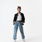 Thumbnail image #1 for Chef Works CEL01W-BLK-XS Women's Black Cotton Long-Sleeve Chore Coat, XSmall