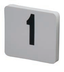 Thumbnail image #4 for American Metalcraft Heavy Plastic Double-Sided Table Number Cards, 1-50, 4-Inch Square