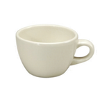 Thumbnail image #1 for 1880 Hospitality Niagara by Oneida® F1500001520 8 oz Twice-Fired China Coffee Cup, Cream White with Green Lines, Reinforced Edge Case of 3 Dozen