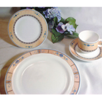 Thumbnail image #2 for Vertex China Rubicon RB-6-PNR China Plate, 6-1/2", Round, Narrow Rim Case of 3 Dozen