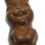Thumbnail image #2 for JB Prince K832 Rigid Polycarbonate Chocolate Mold, Big-Eared Rabbit, 6 Forms, 3-1/2"H, 2-Piece