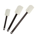 Thumbnail image #2 for Matfer Bourgeat Elveo 113745 Spatula, 17-3/4"L, square-angle paddle blade, flexible, black handle