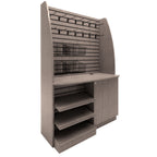 Thumbnail image #1 for Axis Designs Micro Market Fixtures FSASCM-4880 Freestanding Arched Side Coffee Merchandiser, Half-Height, 48"W x 26-1/4"D x 80"H