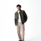 Thumbnail image #1 for Chef Works CEL01-OLI-L Unisex Olive Cotton Utility Chore Coat, Large, Long Sleeve