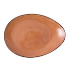 Thumbnail image #1 for Tableware Solutions USA Rustics by Continental 29FUS337-04 China Platter, 12-4/5 x 9-1/4 in, Coupe Rim, Terra Case of 12