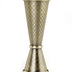 Thumbnail image #1 for Mercer Culinary Barfly M37202ANG Diamond Lattice Japanese-Style Jigger, 1 & 2 oz., Internal Markings, Antique Gold Case of 12