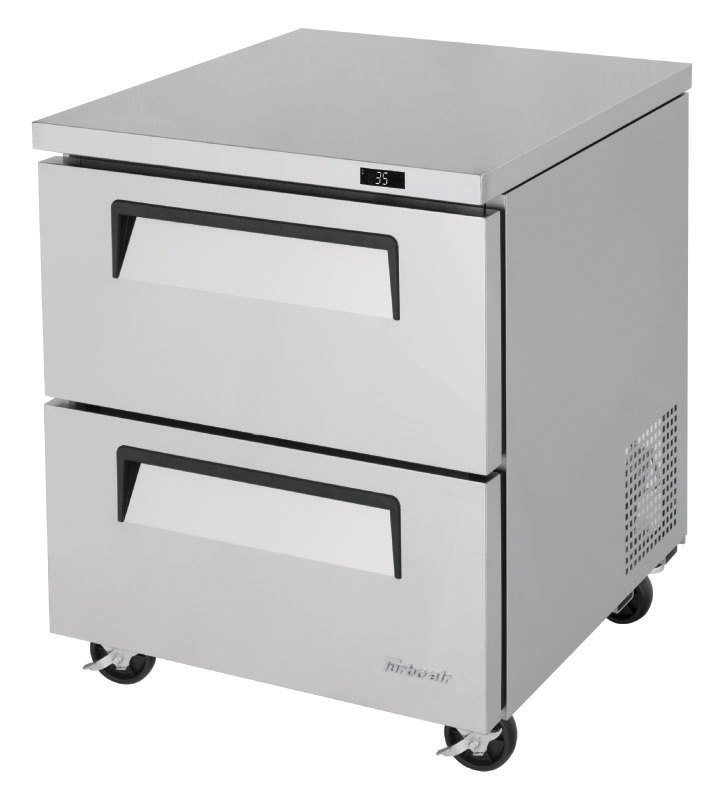 Product image #5 for Turbo Air Super Deluxe 1-Section Undercounter Drawer Refrigerator with 2 Drawers, 6.8 Cu. Ft., Stainless Steel